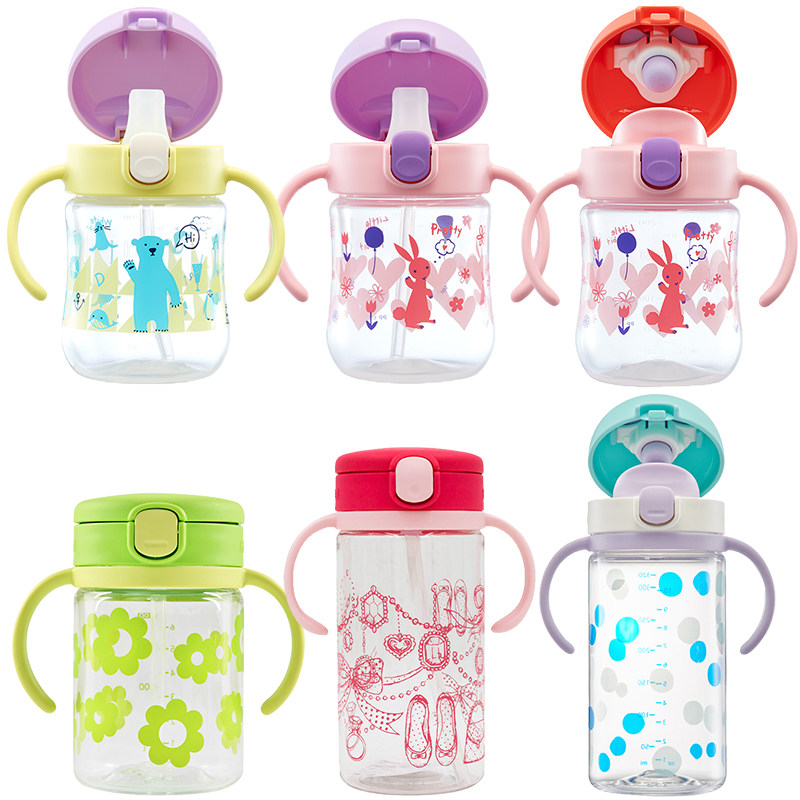 日本进口利其尔便携防漏婴儿童宝宝学饮杯吸管杯水杯套装200ml,淘宝优惠券,粉丝福利购,淘宝优惠卷