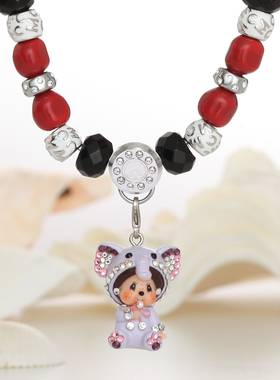 萌趣趣风仿珍珠礼物毛衣链