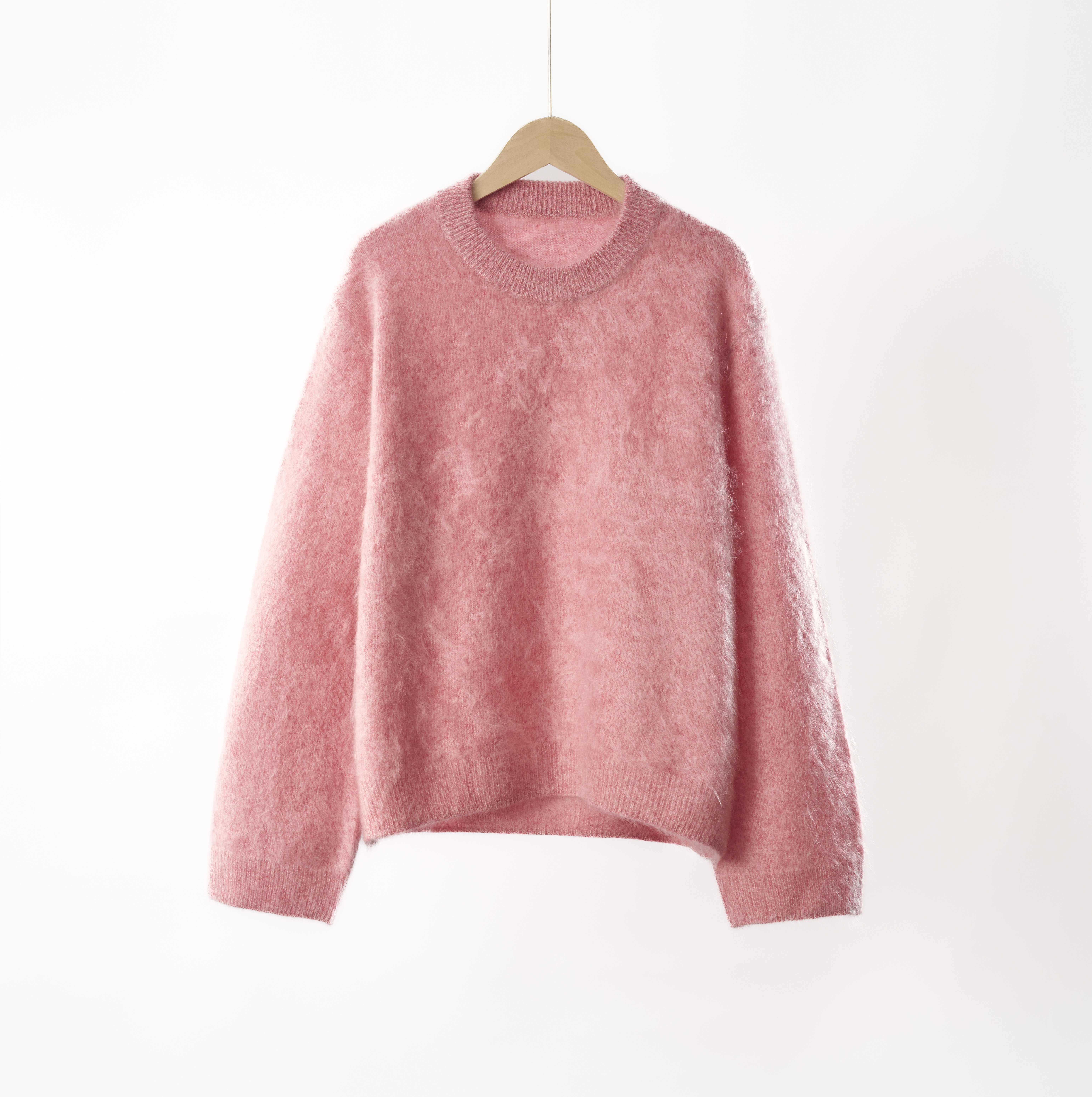 【sky盖盖专享】纯山羊绒拉绒圆领花式套头衫DC8507,淘宝优惠券,粉丝福利购,淘宝优惠卷