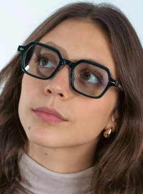 JMM复古板材小方块个性太阳眼镜