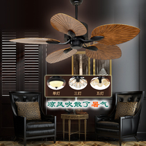 FAN LIGHT DINING ROOM ROOM CEILING FAN LIGHT SOUTHEAST ASIAN LEAVES FAN CHINA AMERICAN STYLE RETRO LOFT INDUSTRIAL WIND WITH LAMP MODERN