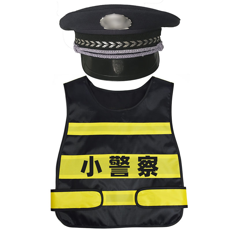 儿童表演服小警察消防服职业COS角色扮演装扮万圣节套装男孩礼物