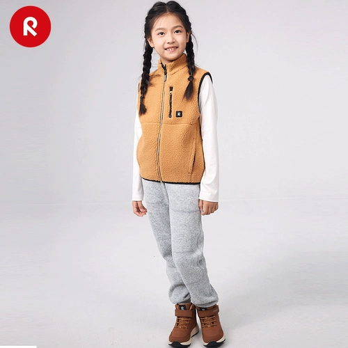 Reima, демисезонный детский удерживающий тепло бархатный трикотажный жилет подходит для мужчин и женщин, 2024 года