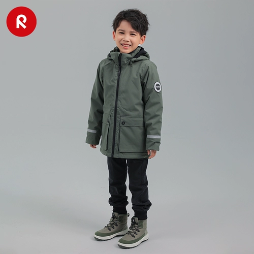 Reima, детская демисезонная съемная куртка подходит для мужчин и женщин с капюшоном, «три в одном», подходит для подростков