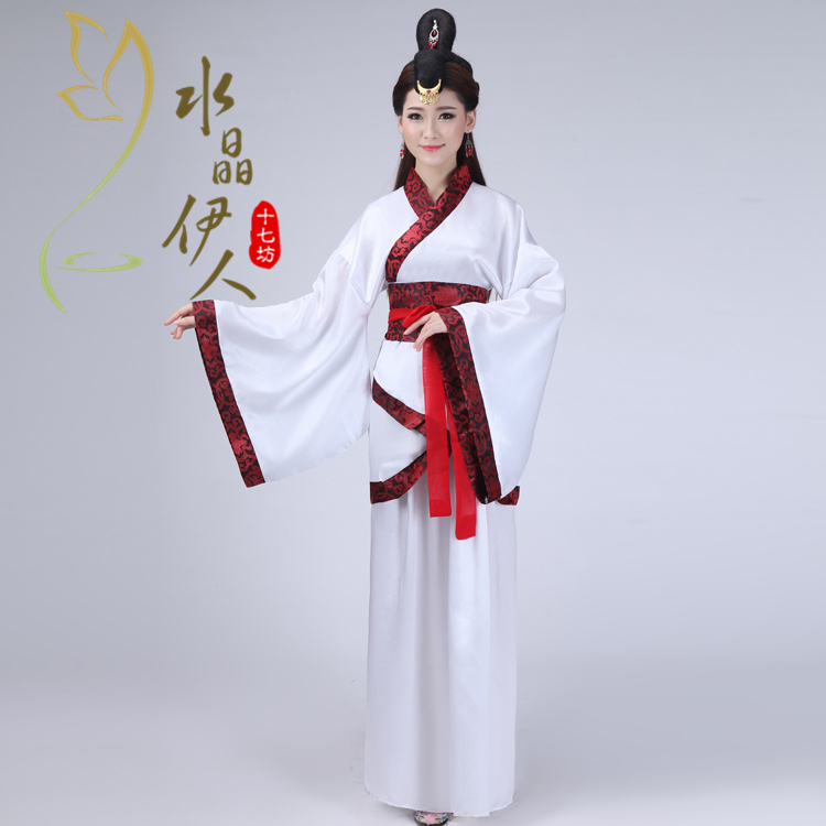 水晶伊人十七坊服饰旗舰店新款女汉服曲裾古装仙女装汉服女学生成人礼毕业季摄影服装3