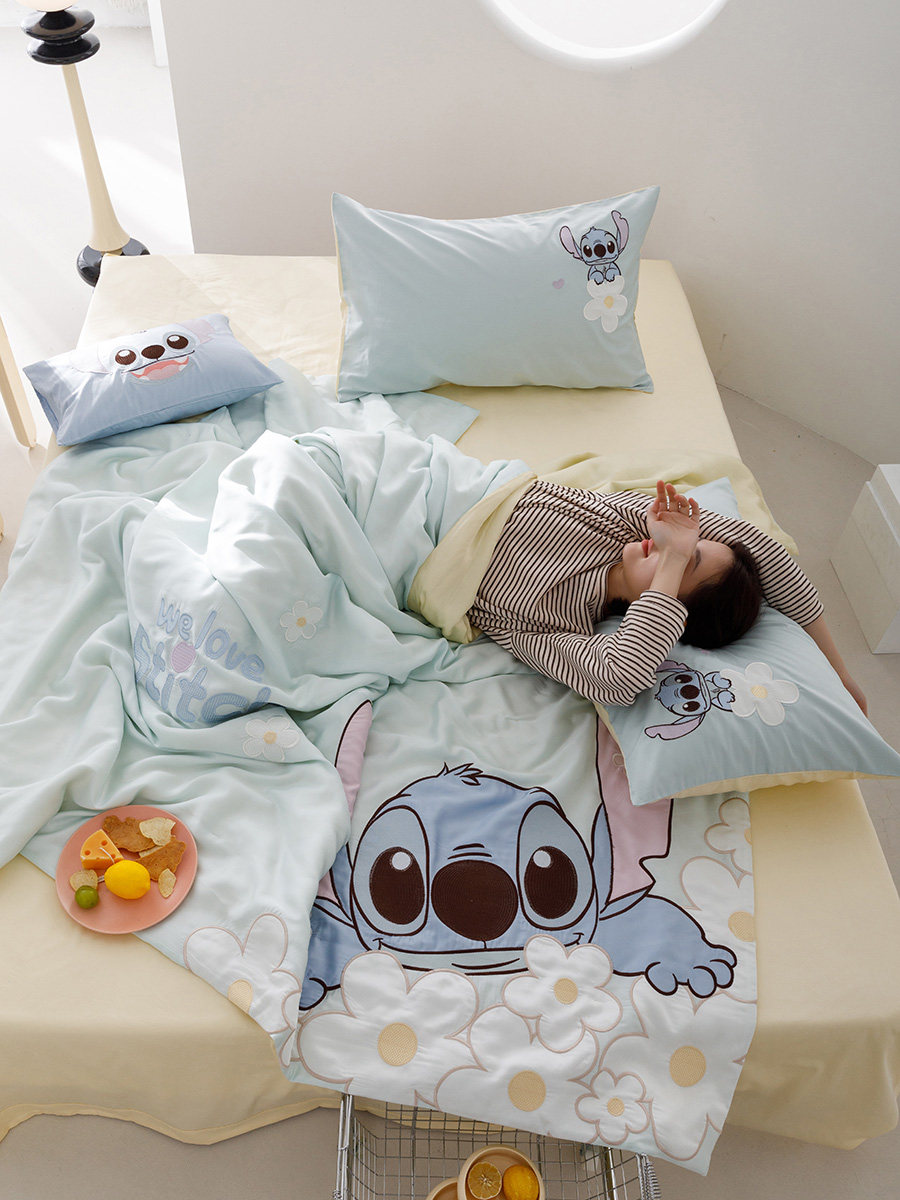 卡通夏季60支天丝儿童夏凉被冰丝空调被夏季薄被子可水洗