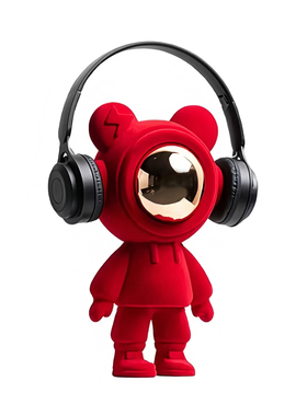 太空熊摆件2026新款客厅酒柜玄关电视柜轻奢高档高级感小众装饰品