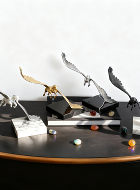 中古风金属动物摆件售楼处