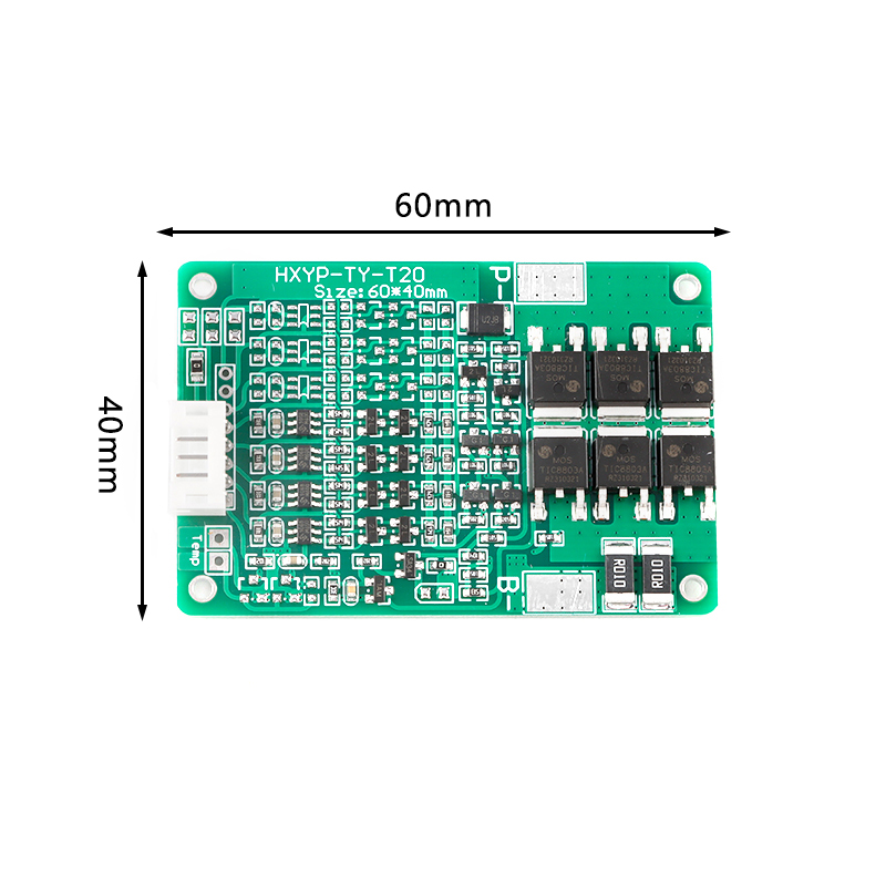 3/4/5/6/7串12.6V18650锂电池保护板模块带均衡 15A工作电流 - 图3
