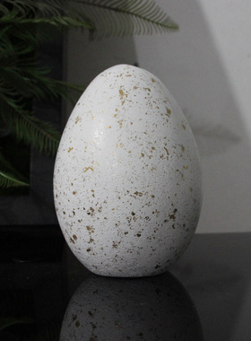 仿真彩蛋装饰摆件复活节蛋形工艺品家居桌面氛围感装饰品