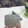 With certificate, Xinjiang Hotan jade dot ink blue and white seed ring ring, 23-finger ring, ring ring, free shipping