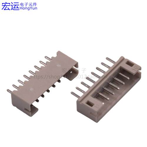 PH2.0耐高温插座 2.0直针 PH-2A 3A 4P 16P米色母座2.0mm阻燃插座 - 图2