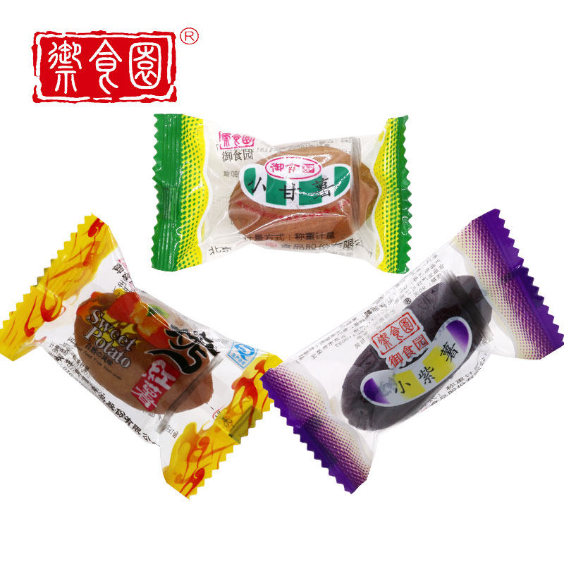 北京御食园小小甘薯紫薯美味地瓜干 斯凯诺食品薯类制品