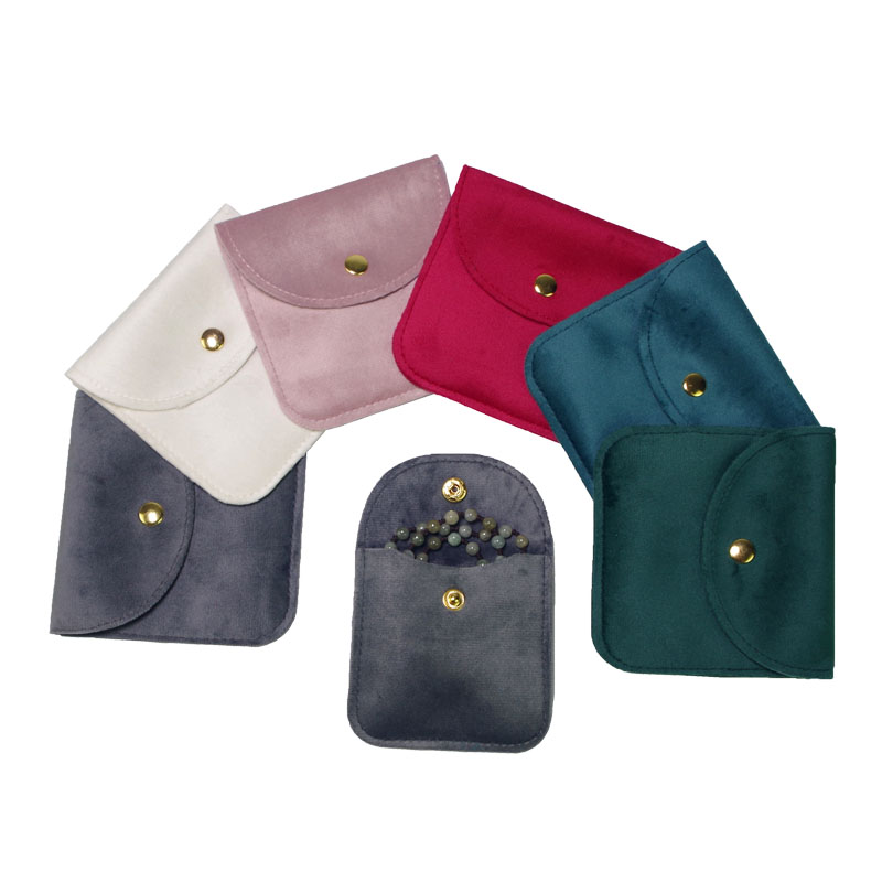 丝绒小布袋子珠宝首饰包装袋戒指项链手串收纳袋按扣袋绒布收纳袋,淘宝优惠券,粉丝福利购,淘宝优惠卷