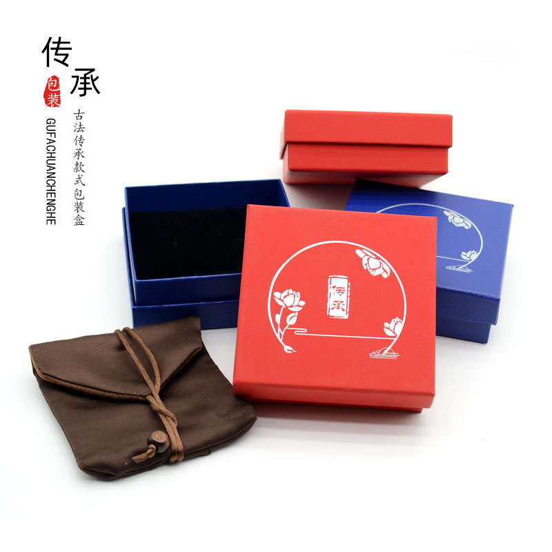 珠宝首饰盒古法传承手串金手镯盒翡翠玉器文玩流苏抽屉收纳礼物盒 - 图3