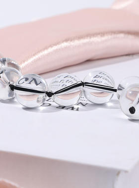 性空山*原创正品玻璃连珠水晶之恋玻璃链子 情侣手链cosplay道具