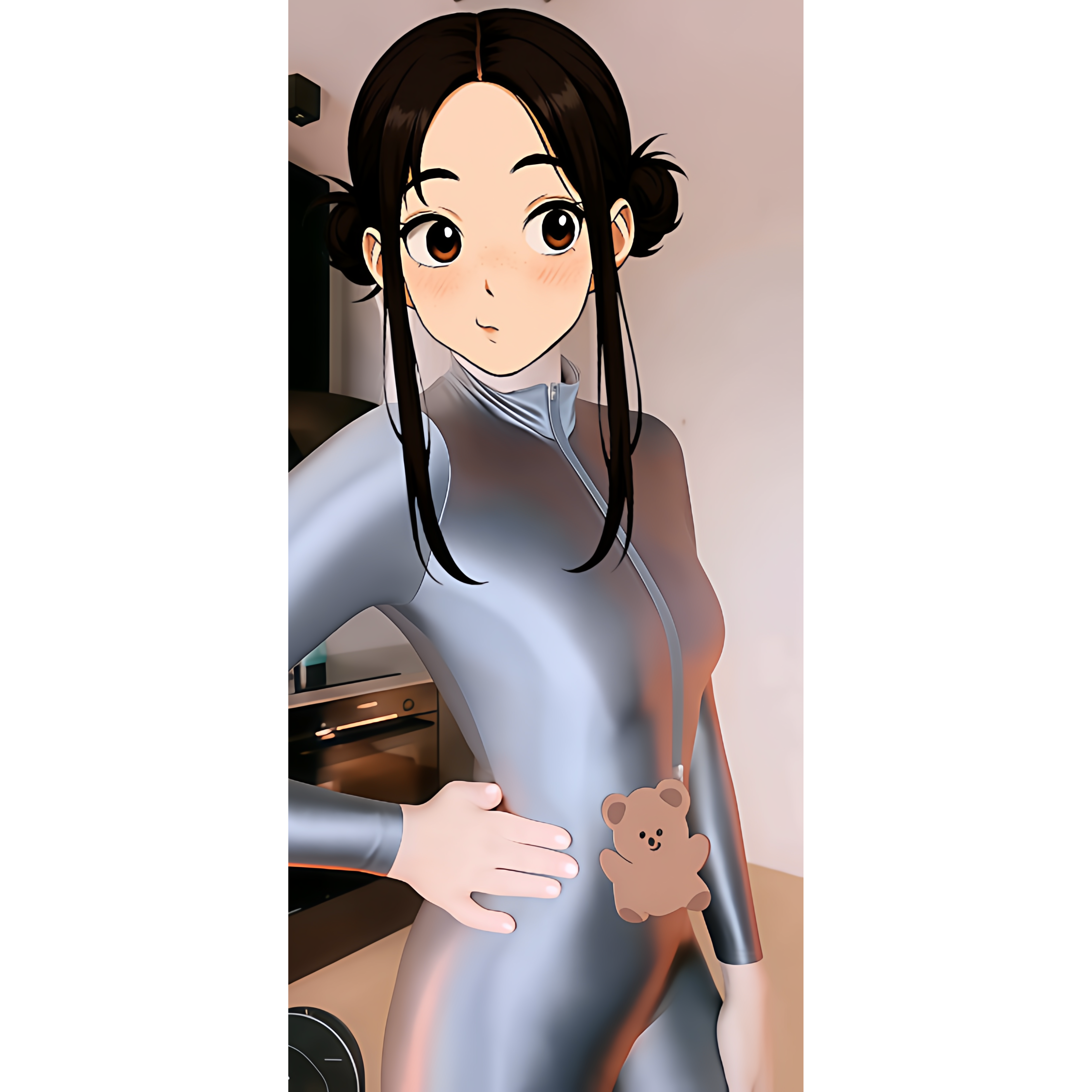 大码180斤瑜伽连体衣亮滑五指弹力紧身衣CD男娘cos打底衣男女同款,淘宝优惠券,粉丝福利购,淘宝优惠卷