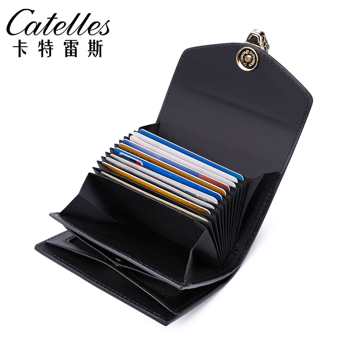 泰国进口鳄鱼皮卡包男女进口零钱包 卡特雷斯卡包