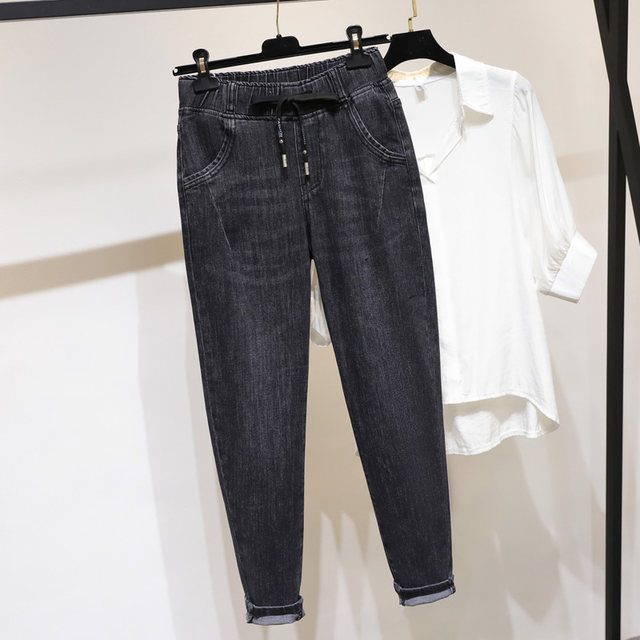 Harem pants plus size jeans for fat women