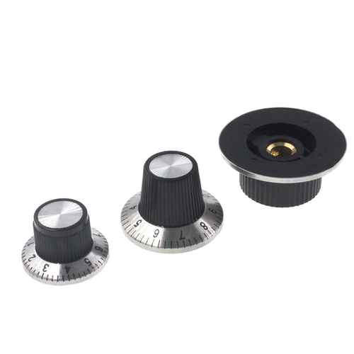 C1/C2/C3电位器刻度旋钮帽内孔 6MM金属数字刻度盘外径24/29/36mm - 图0