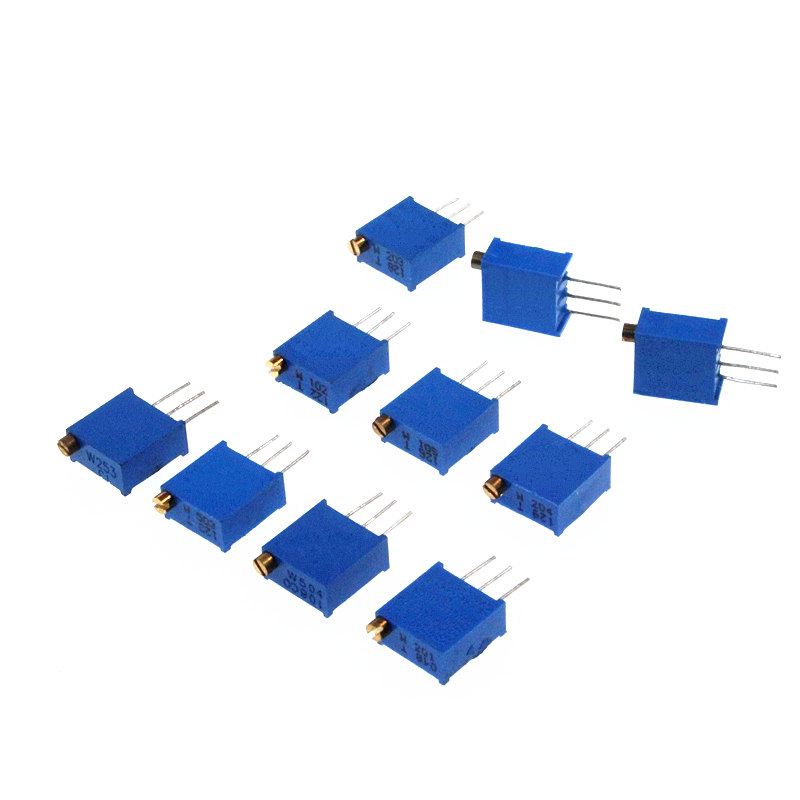 10只 3296W多圈可调电位器1K2K5K10K20K50K100K200K500K1M顶调-图0