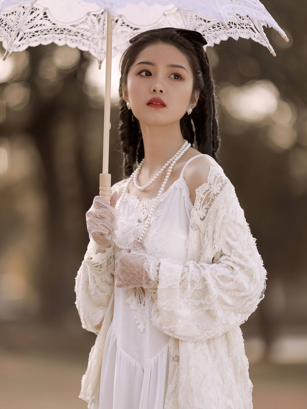 复古优雅罗马卷假发白秀珠同款造型旗袍民国留洋大小姐卷发蕾丝帽,淘宝优惠券,粉丝福利购,淘宝优惠卷