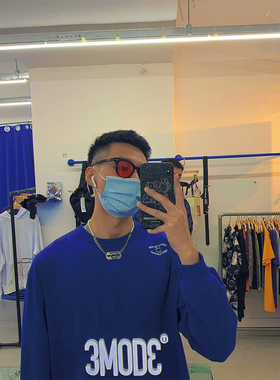 精致高级潮男女刀片拼接项链