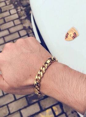 金属质感冷淡风钛钢手链