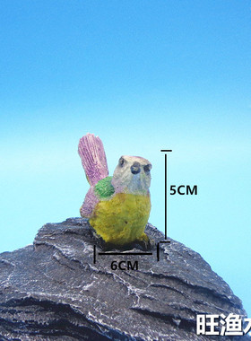 仿真树脂百合盆景假山鱼缸水族箱