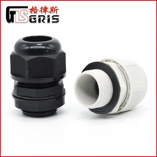 格律斯公制螺纹M8-M63尼龙电缆密封固定葛兰环保PA66塑料防水接头 - 图0