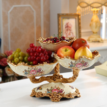 Large number European style creative fruit tray Home Living room Extravagant Tea Table Decoration Pendulum multilayer Divided Fruit Pan Dried Fruit Pan