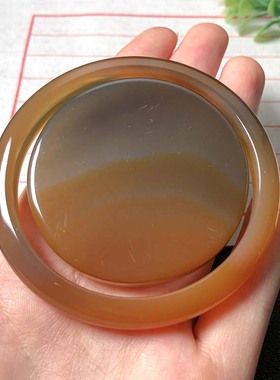 55圈口海洋玉髓套镯天然玛瑙草花