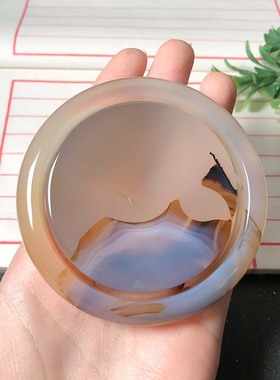 62圈口海洋玉髓套镯天然玛瑙草花