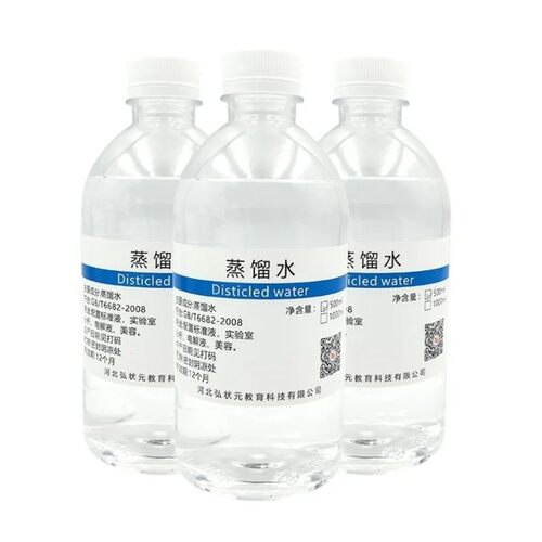 蒸馏水500ml纯水去离子水实验室分析纯化学外用溶剂正品保证敷脸 - 图3