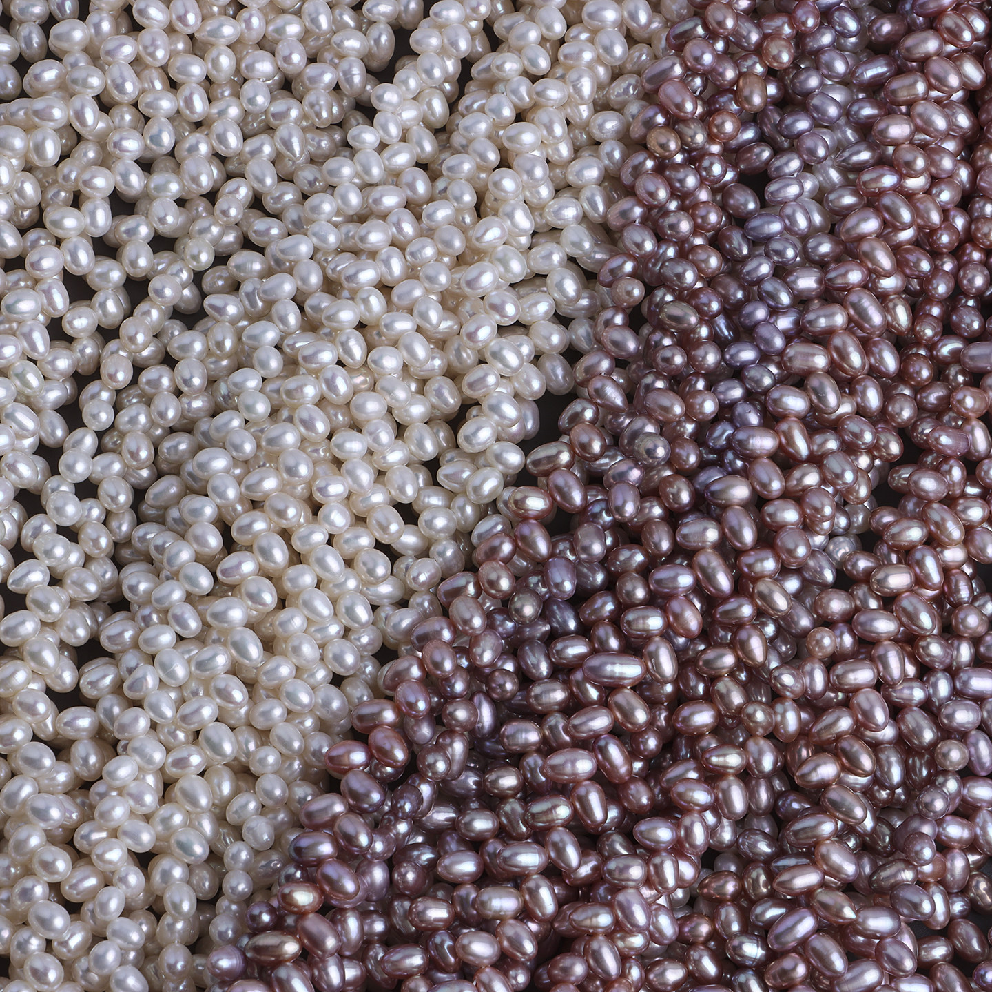 强光好品质4-5mm麦穗米珠天然淡水珍珠散珠手工串珠diy饰品半成品,淘宝优惠券,粉丝福利购,淘宝优惠卷