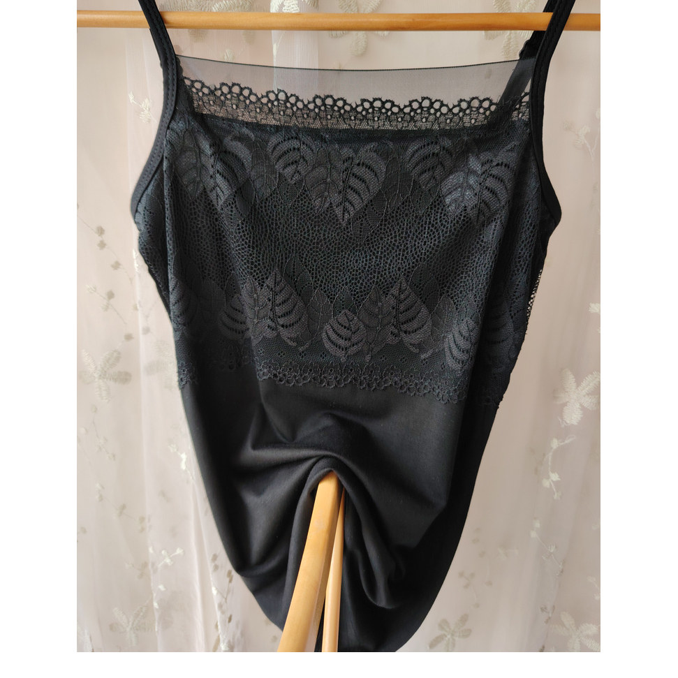 莫代尔蕾丝吊带背心女2025新款一字领上衣加绒保暖冬季内搭打底衫,淘宝优惠券,粉丝福利购,淘宝优惠卷