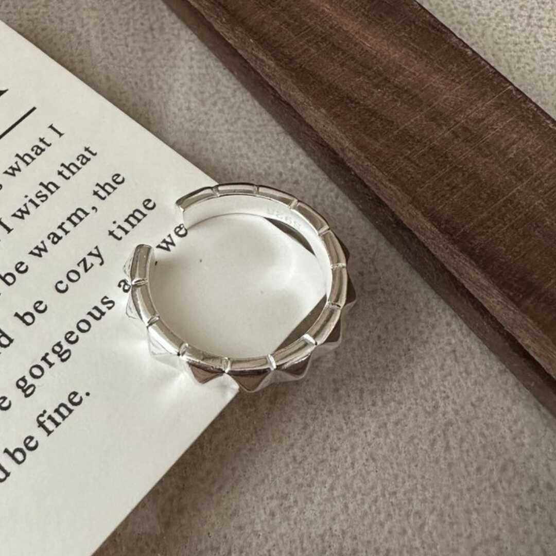 S925纯银莫比乌斯环戒指男女情侣一对食指戒尾戒情人节礼物送女友