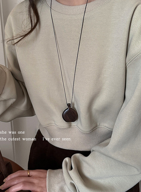 新中式设计感木质酒壶项链女款