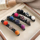 Small fragrant style hair braiding artifact flocking hairpin