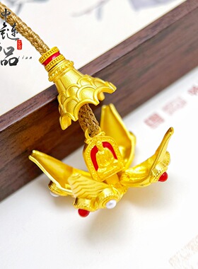 金店同款古法沙金珐琅彩可打开花开见佛吊坠大日如来莲花挂坠批发