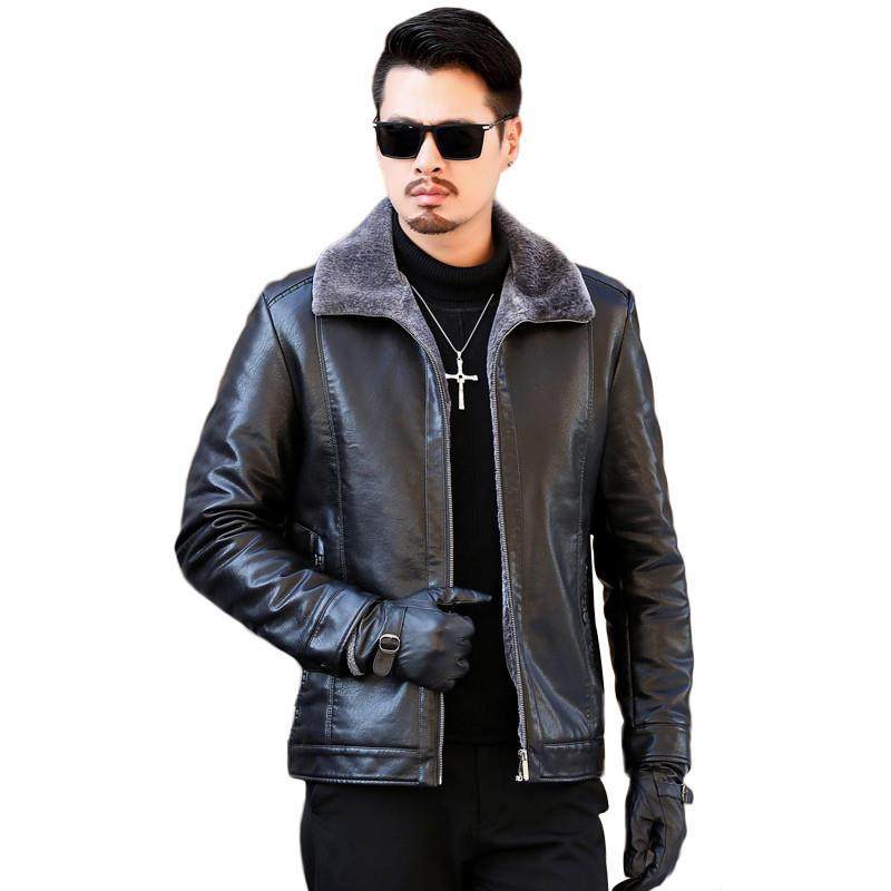 真皮皮衣男士夹克海宁潮皮草冬季加绒加厚绵羊皮大码皮毛一体外套,淘宝优惠券,粉丝福利购,淘宝优惠卷