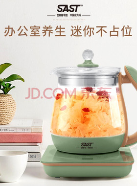SAST养生壶电水壶热水壶煮茶器蒸蛋器玻璃壶药膳壶咖啡壶