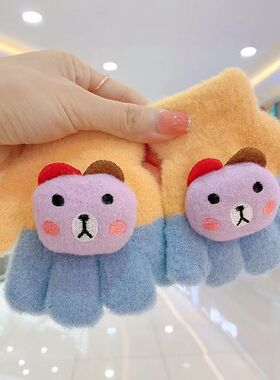 婴幼儿手套保暖可爱手指套