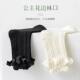 White lolita thin lolita mid-calf socks and shoes