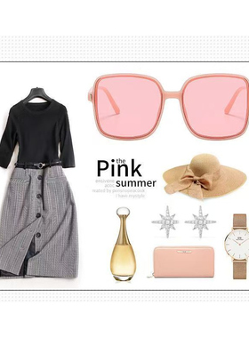 方框大脸显瘦墨镜女防紫外线新款潮男韩版眼镜街拍ins圆脸太阳镜