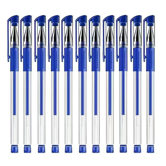 Press the gel pen meeting signature pen for office writing brand with the same carbon blue student learning mite removal sticker