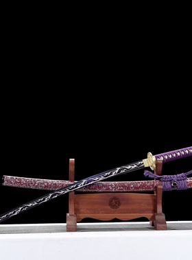 千本樱武士刃一体锻打高猛钢刀剑冷兵器工艺品摆件未开刃