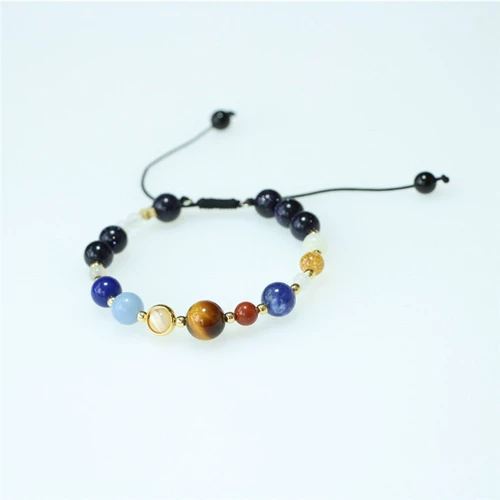 Браслет на солнечной энергии, планетарное звездное небо, набор для влюбленных