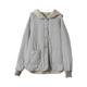 Pick up the leak~Japanese retro workwear quilted cotton coat thick hooded trendy autumn down cotton coat winter women's cotton-padded jacket
