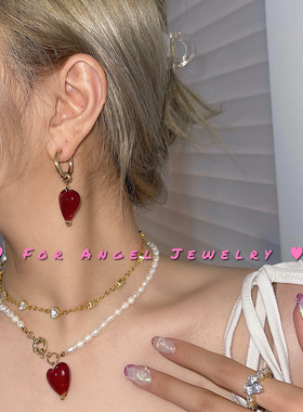 颈链超仙五角星璀璨锆石镀18k